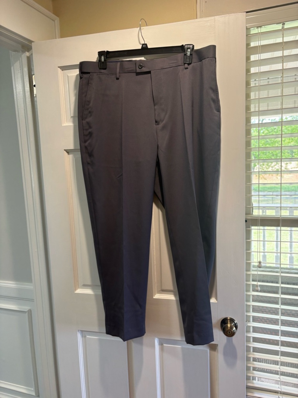 Saddlebred Men's Dress Pants in Charcoal